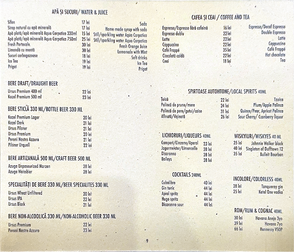 Lacrimi și Sfinți - Gastronomie și ospitalitate