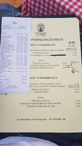 Grădina Vlahiia - Gastronomie și ospitalitate
