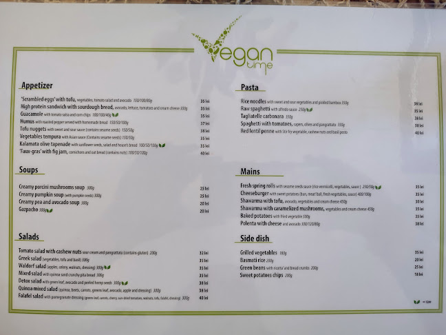 Opinii despre Vegan Time în Arad - Gastronomie și ospitalitate