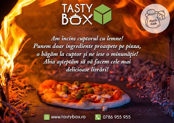 TASTY Box sector 1 - Comanda Mancare Online Livrare mancare rapid meniul zilei pizza catering chitila mogosoaia oală - Gastronomie și ospitalitate