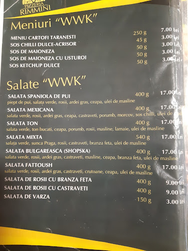 Opinii despre Pizzeria Rimmini în Vaslui - Gastronomie și ospitalitate