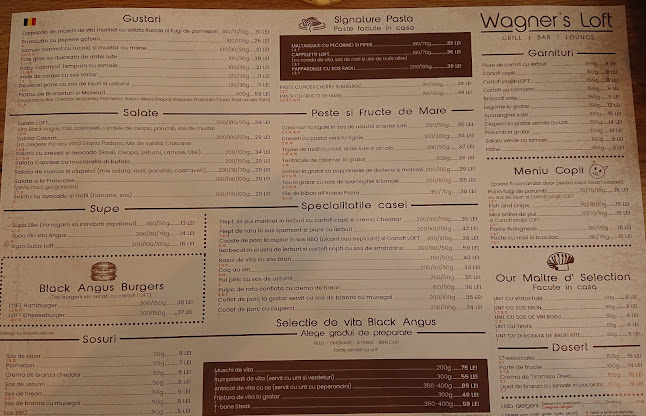 Opinii despre Wagner's Loft în Brașov - Gastronomie și ospitalitate