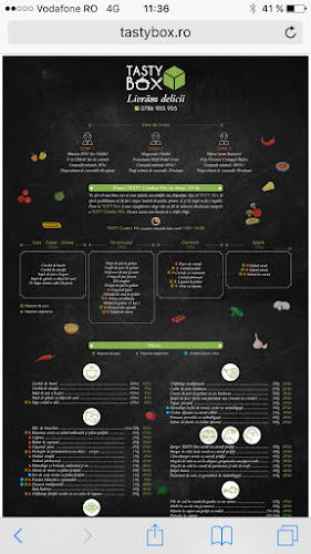 Opinii despre TASTY Box sector 1 - Comanda Mancare Online Livrare mancare rapid meniul zilei pizza catering chitila mogosoaia oală în București - Gastronomie și ospitalitate