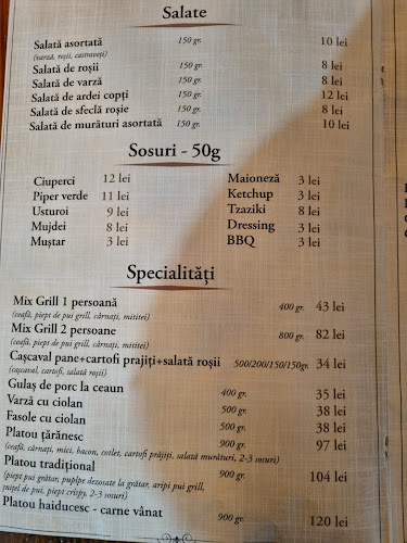 Opinii despre Restaurant Sura Dacilor Arad în Arad - Gastronomie și ospitalitate
