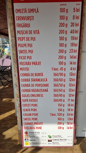 Opinii despre Restaurant Vegas în Bucea - Gastronomie și ospitalitate