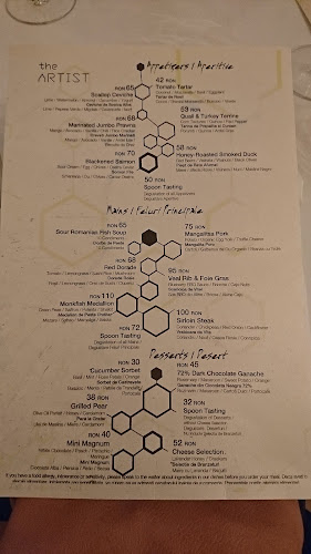 Opinii despre the ARTIST Restaurant în București - Gastronomie și ospitalitate