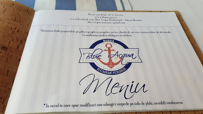 Blue Acqua Restaurant - Faleza Mamaia - Constanța
