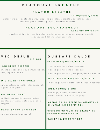 Breathe Restaurant - Gastronomie și ospitalitate