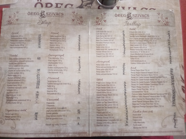 Öreg Szivacs Étterem