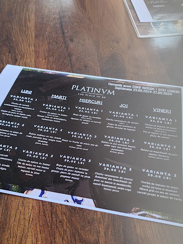 Platinum - Gastronomie și ospitalitate
