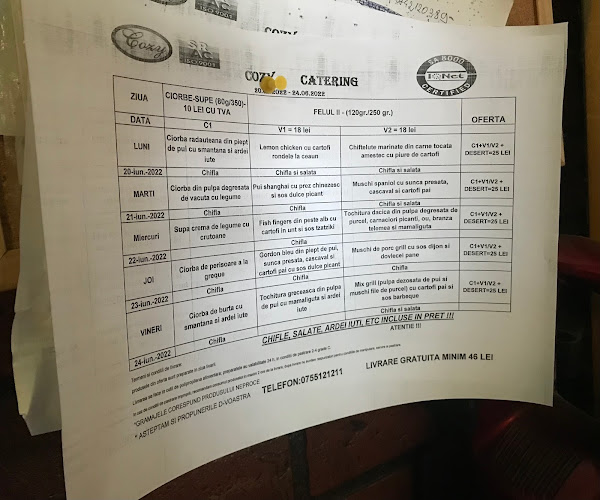 Opinii despre Cozy House - Restaurant Galați în Galați - Gastronomie și ospitalitate