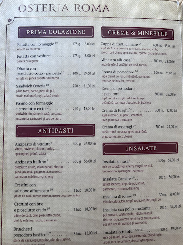Comentarii opinii despre Osteria Roma