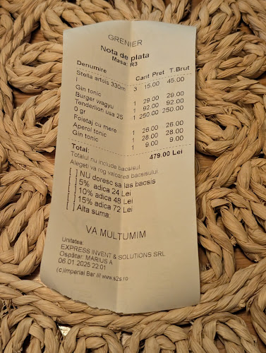 Comentarii opinii despre Grenier Brasserie