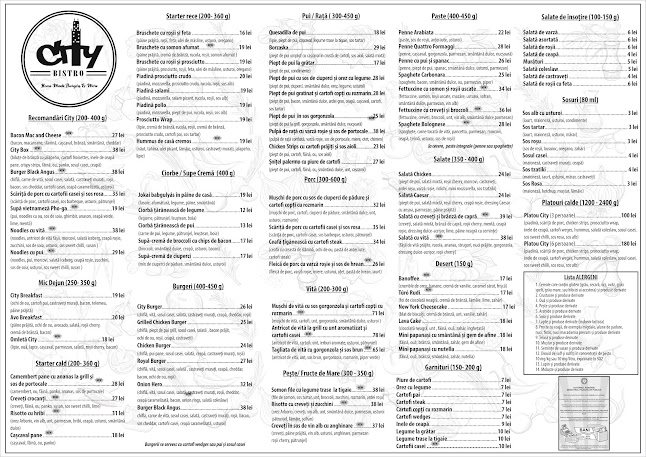 Opinii despre City Bistro în Satu Mare - Gastronomie și ospitalitate