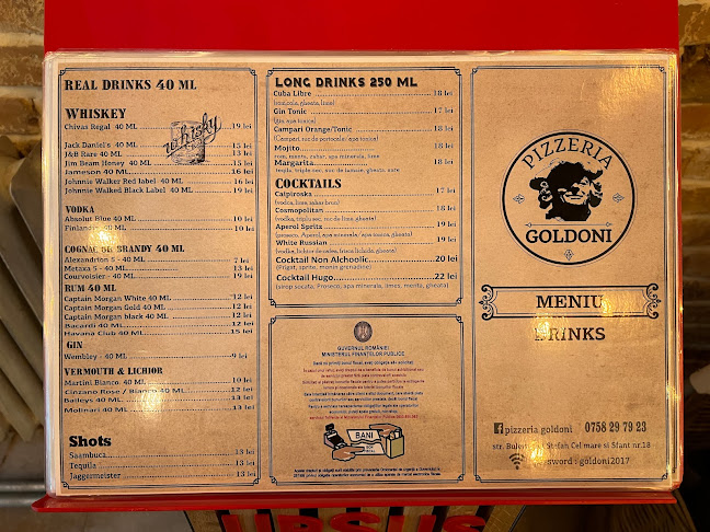 Opinii despre Pizzeria Goldoni în Iași - Gastronomie și ospitalitate