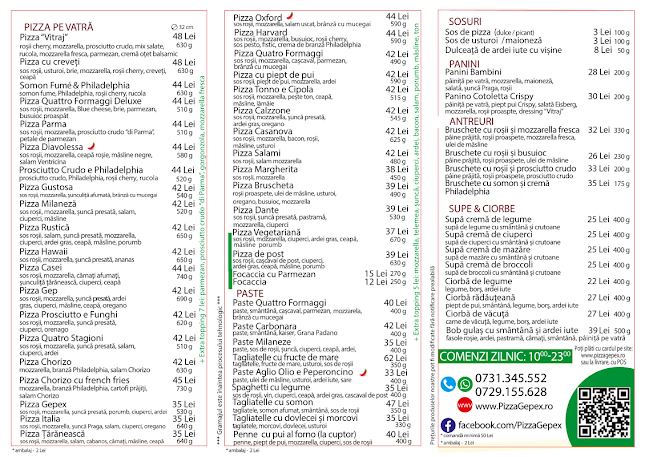 Opinii despre Pizza Gepex în Bacău - Gastronomie și ospitalitate