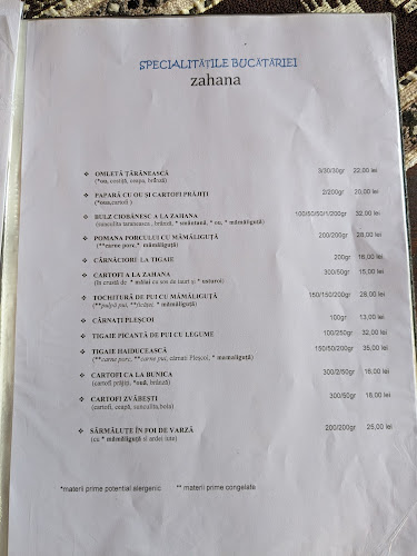 Opinii despre Zahana în Brăila - Gastronomie și ospitalitate