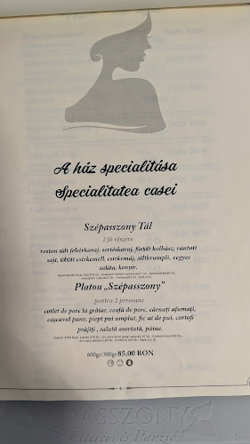 Opinii despre Pensiunea Szépasszony în Vlăhița - Gastronomie și ospitalitate