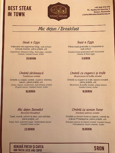 Keller Steak House - Gastronomie și ospitalitate