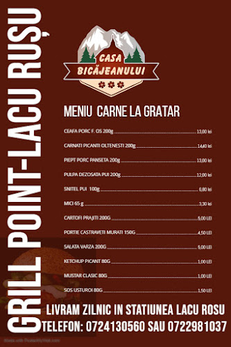 Opinii despre The Grill Point LACU ROȘU în Lacu Roșu - Gastronomie și ospitalitate