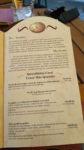 Ceasu' Rău - Gastronomie și ospitalitate