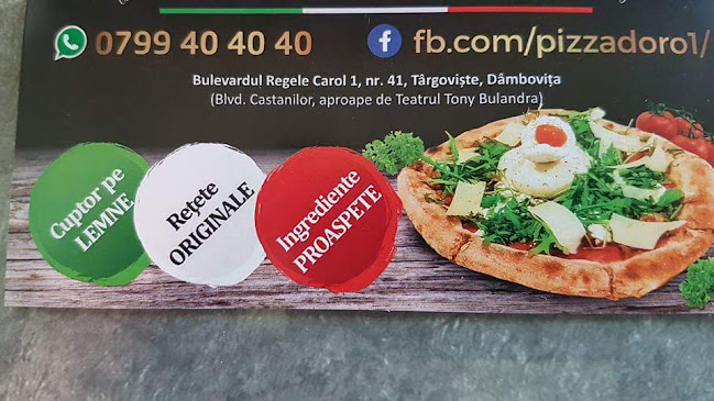 Opinii despre Pizza D'oro în Târgoviște - Gastronomie și ospitalitate