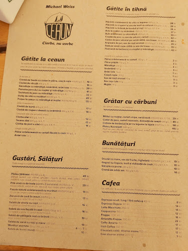 Opinii despre La Ceaun - Weiss în Brașov - Gastronomie și ospitalitate