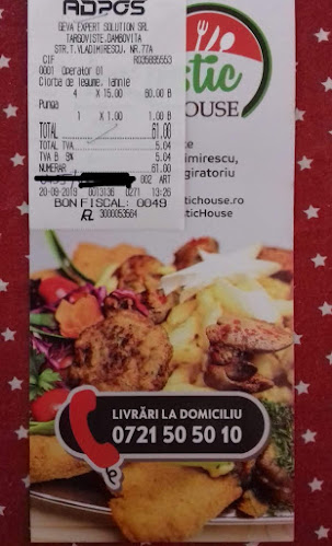 Opinii despre Rustic House în Târgoviște - Gastronomie și ospitalitate