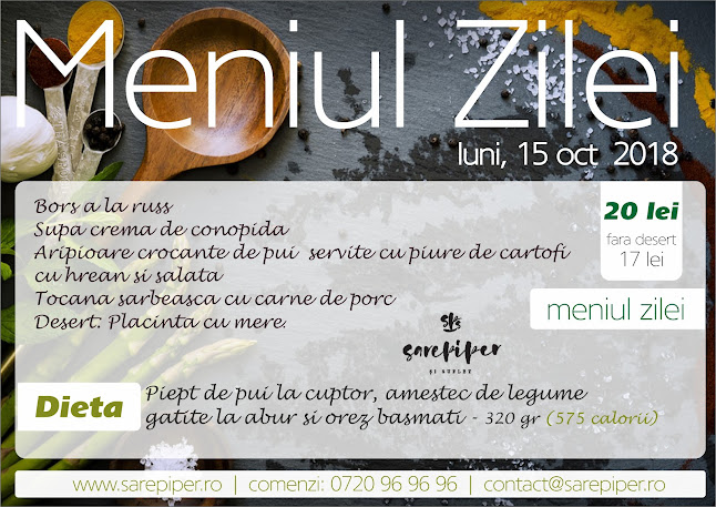 Opinii despre Sare Piper si SUFLET în Botoșani - Gastronomie și ospitalitate