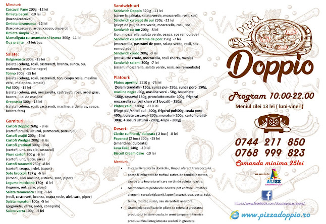 Doppio Pizza& Food - Craiova
