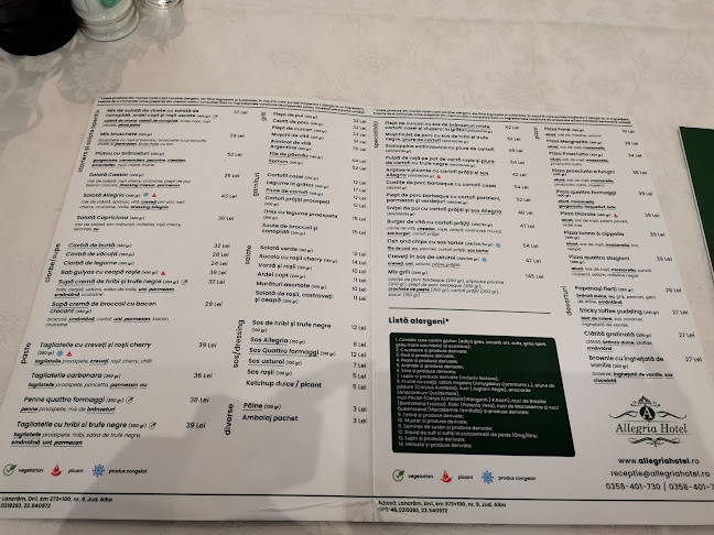 Opinii despre Allegria Restaurant în Alba Iulia - Gastronomie și ospitalitate