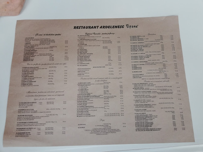Restaurant Ardelenesc Oșanu - Gastronomie și ospitalitate