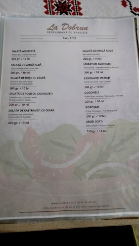 Comentarii opinii despre La Dobrun