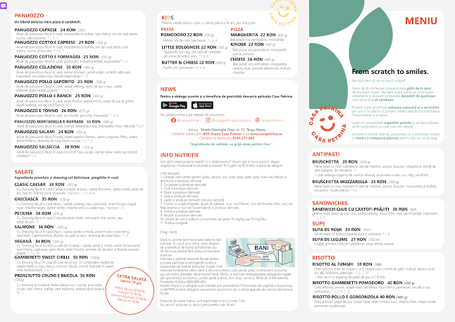 Casa Petrina - Gastronomie și ospitalitate