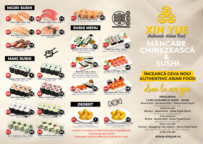 Opinii despre Xin Yue - Restaurant Chinezesc - Braila în Vărsătura - Gastronomie și ospitalitate