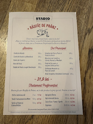 Stadio - Unirii - Gastronomie și ospitalitate