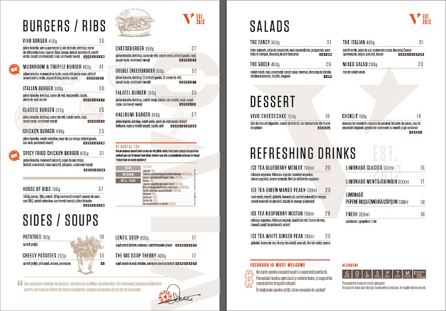 Vivo - Gastronomie și ospitalitate