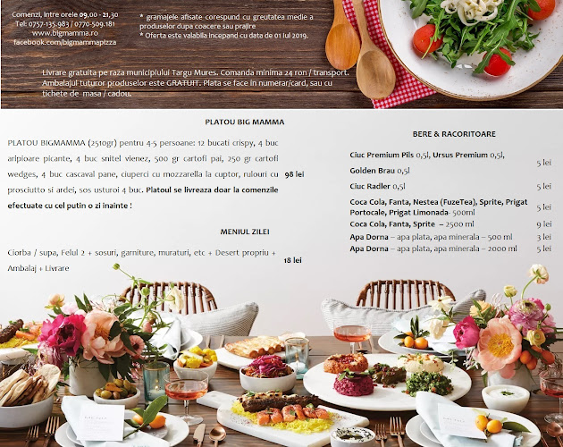 Opinii despre Big Mamma în Târgu Mureș - Gastronomie și ospitalitate